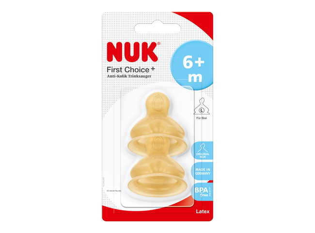 NUK FIRST CHOICE TETINA LA 2L - 2 UNIDADES