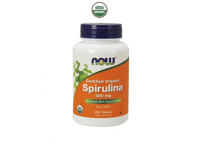 SPIRULINA 500 MG 200 CAPS  NOW