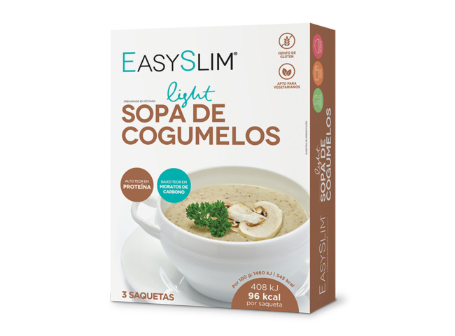 EASYSLIM SOPA LIGHT COGUMELOS SAQUETAS 28 X3