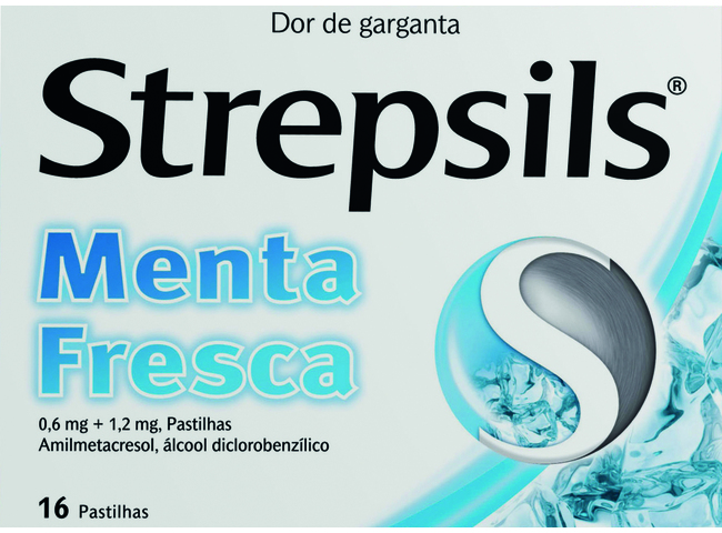 STREPSILS MENTA FRESCA 16 PASTILHAS