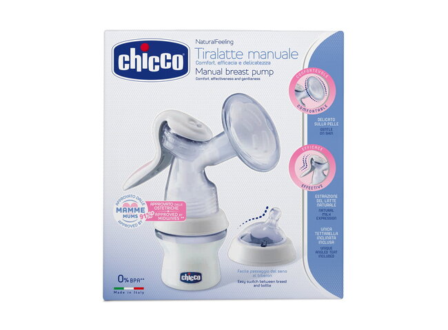 BOMBA TIRA LEITE MANUAL CHICCO NATURAL FEELING