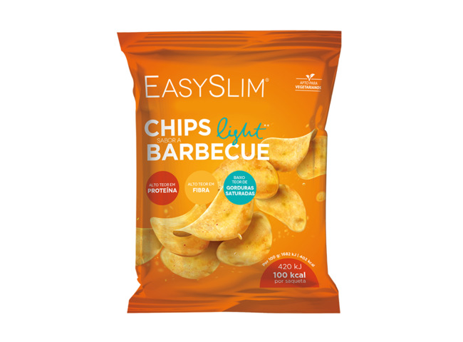 EASYSLIM CHIPS LIGHT BARBECUE 25G