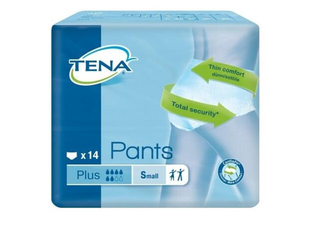 TENA PANTS CUECAS PLUS S X 14