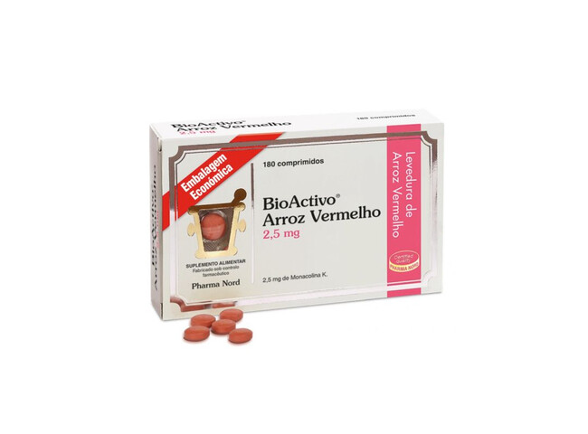 BIOACTIVO ARROZ VERMELHO 2,5MG COMPX180