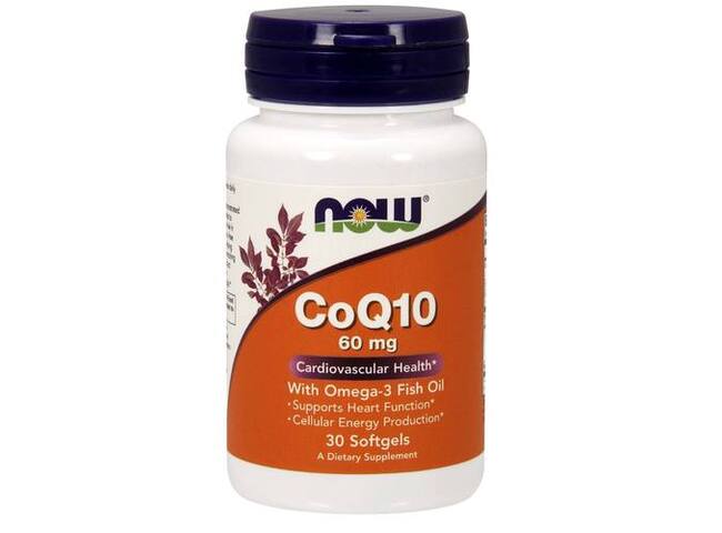 CO-ENZYME Q10 C/ OMEGA 3 60MG 30 CAPS VEG NOW