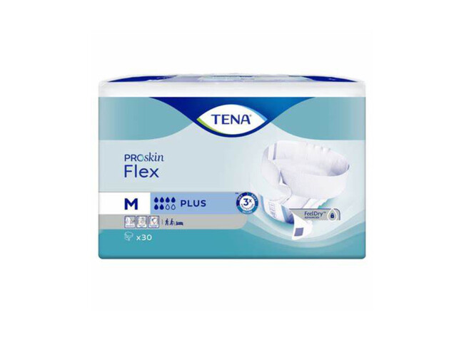 TENA FLEX PLUS FRALDA M X 30