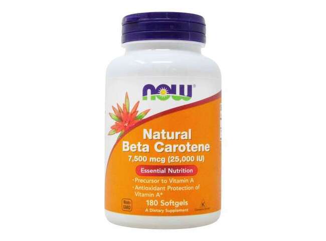 NATURAL BETA CAROTENE 25000UI 90CAPS NOW