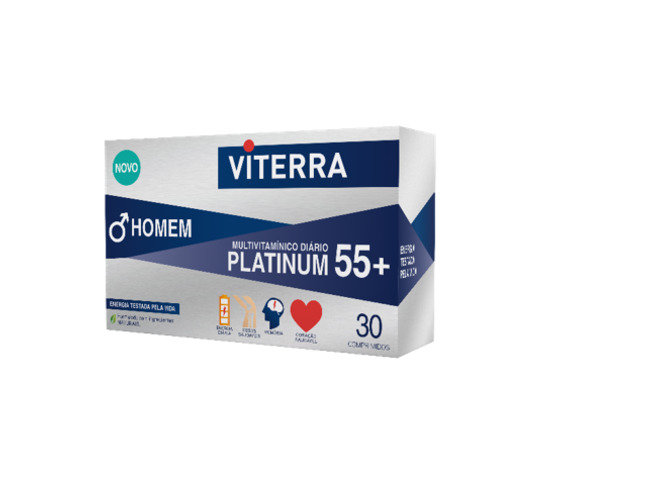 VITERRA HOMEM PLATINUM 55+ 30 COMP