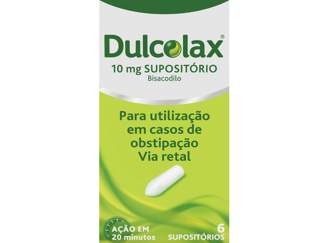 DULCOLAX 10 MG 6 SUPOSITORIOS