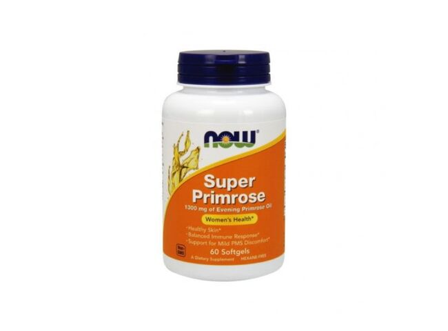 SUPER PRIMROSE 1300MG 60 CAPS  NOW