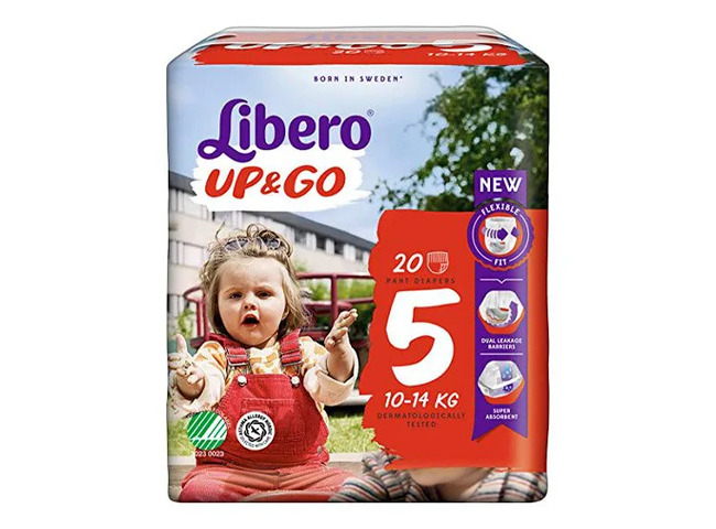 LIBERO UP&GO 10/14KG FRALDA X 22 N5