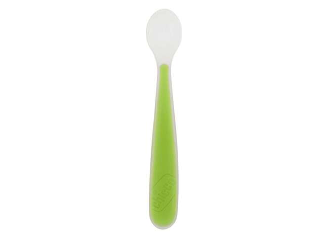 COLHER DE SILICONE CHICCO 6M+ VERDE