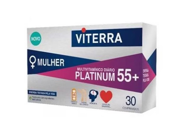 VITERRA PLATINUM HOMEM 30 COMP + MULHER 30 COMP