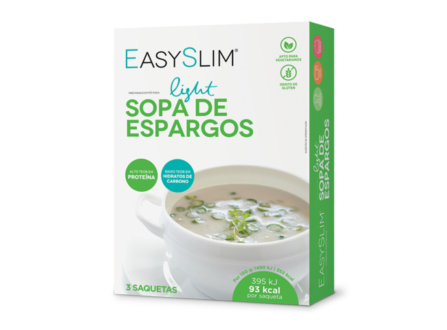 EASYSLIM SOPA LIGHT ESPARGOS SAQUETAS 26,5 X3