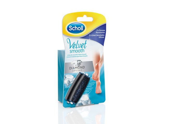 SCHOLL VELVET SMOOTH LIMA DC SUBST CALO DIF X 2