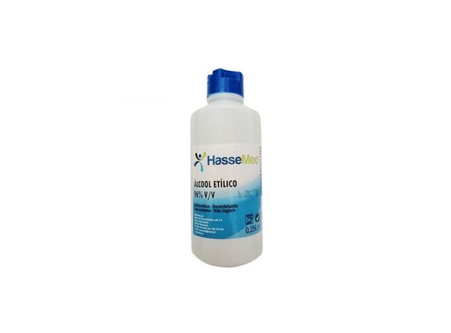 ALCOOL 96º ALCOOL 250 ML HASSE