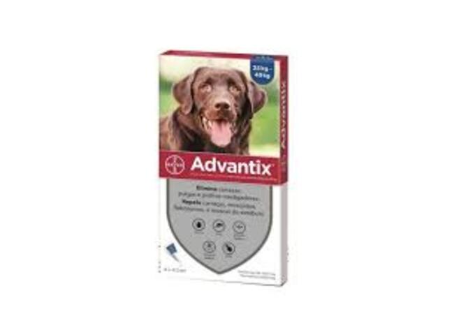 ADVANTIX 400 CAO SUPERIOR 25 KG 4 PIPETAS