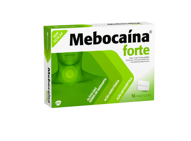 MEBOCAINA FORTE S/ACUCAR 16 PASTILHAS