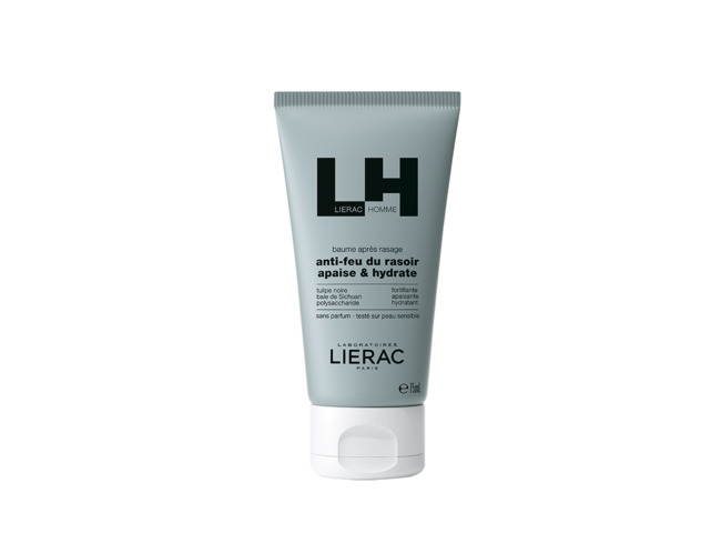 LIERAC HOMME BÁLSAMO PÓS-BARBEAR 75ML