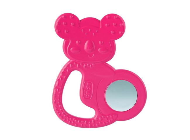 ANEL DENTICAO REFRESCANTE CHICCO KOALA ROSA 4M+ - NOVO