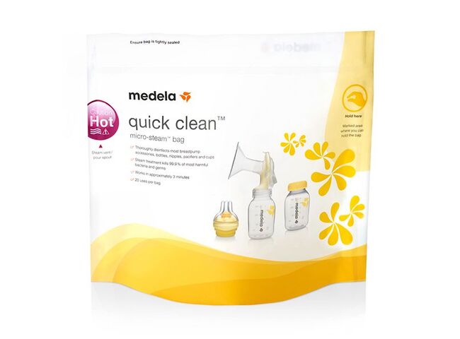 MEDELA SACO ESTERILIZACAO QUICK CLEAN X 5