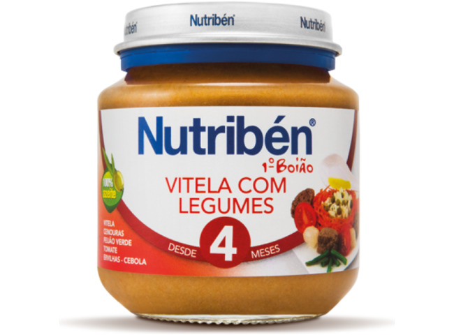 NUTRIBEN BOIAO VITELA C/LEGUMES 130G