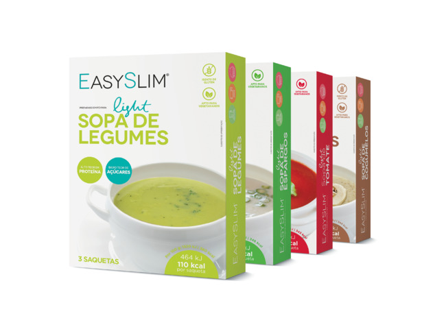 EASYSLIM SOPA LIGHT COGUMELOS SAQUETAS 28 X3