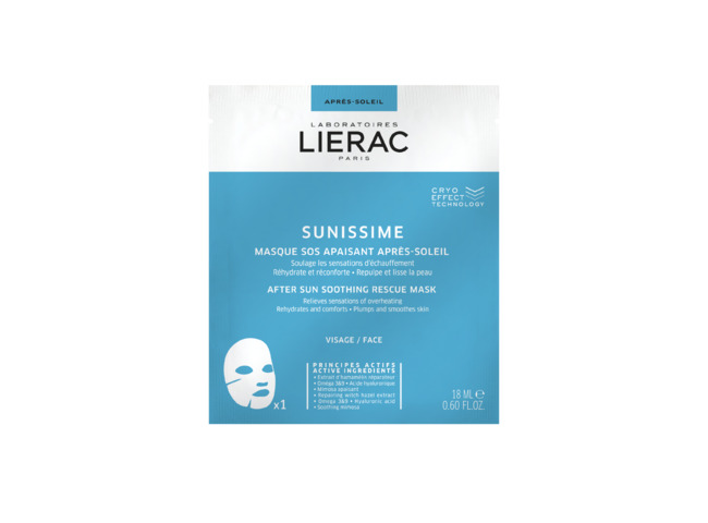 LIERAC SUNISSIME MÁSCARA SOS SUAVIZANTE PÓS-SOLAR 18ML