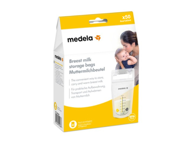 MEDELA SACO CONSERVACAO LEITE 180ML X 50