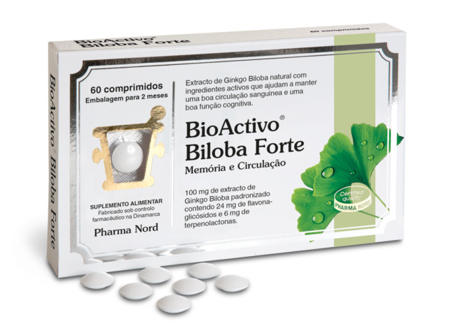 BIOACTIVO BILOBA FORTE 100 MG 60 COMP