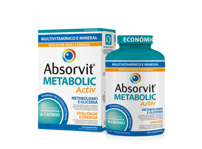 ABSORVIT METABOLIC ACTIV COMPRIMIDOS X100