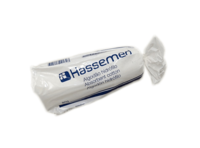 ALGODAO HASSEMED HIDROFILO 80G