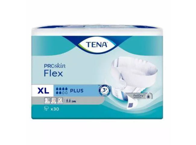 TENA FLEX PLUS FRALDA XL X 30