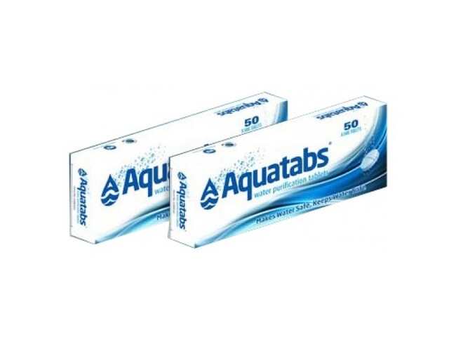 AQUATABS 50 PASTILHAS PURIFICANTES AGUA