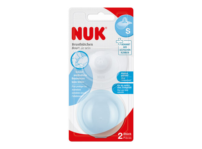 NUK PROTETORES SEIOS SILICONE S - 2 UN.