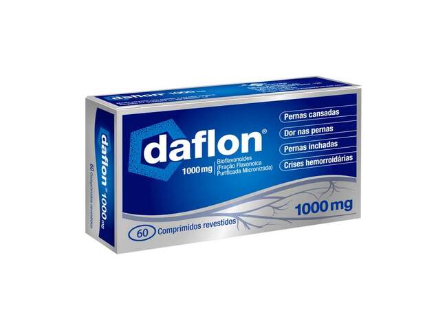 DAFLON 1000 , 1000 MG BLISTER 60 UNIDADE(S) COMP REVEST PELIC, 1000 MG X 60 COMP REV