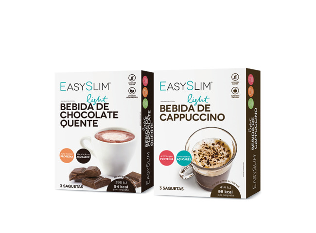 EASYSLIM CHOCOLATE QUENTE SAQUETAS 26,5G X3