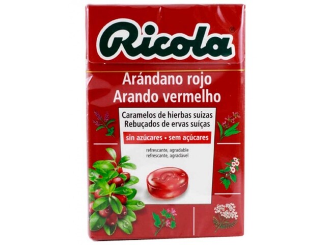 REBUCADOS RICOLA ARANDO VERMELHO S/ACUCAR 50G