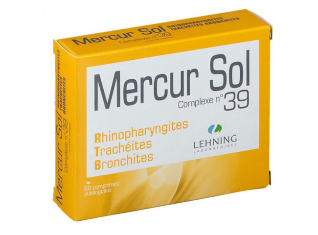 COMPLEXO Nº39 MERCURIUS SOLUBIS 60 COMP  LENHING