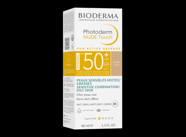 BIODERMA PHOTODERM NUDE TOUCH CLARO SPF50+ 40ML