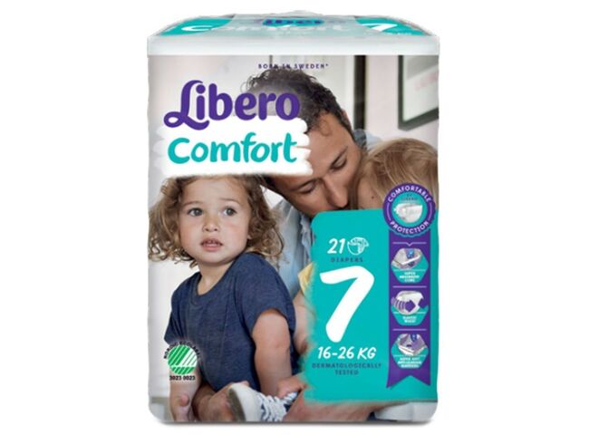 LIBERO COMFORT 7 FRALDAS 16-26KG X 21