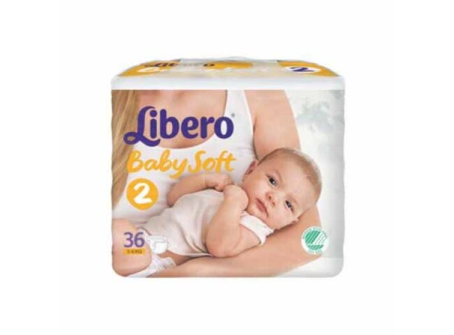 LIBERO BABY SOFT 3/6 KG X 36 N2