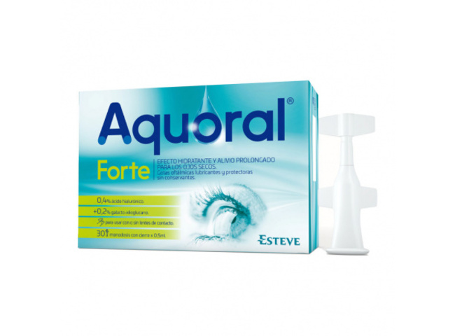 AQUORAL FORTE GOTAS OFT MONOD 0,5ML X30