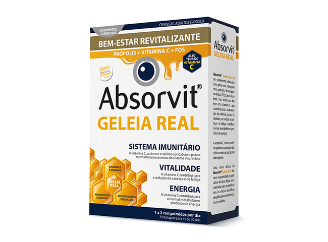 ABSORVIT GELEIA REAL COMPRIMIDOS X30