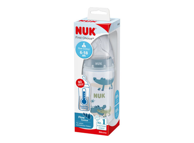 NUK FIRST CHOICE BIBERÃO PP 300 ML SI 2-FLOW-IT