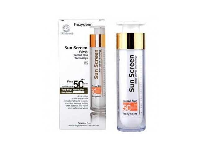 FREZYDERM SUN SCREEN VELVET CREME FACIAL SPF50 50ML