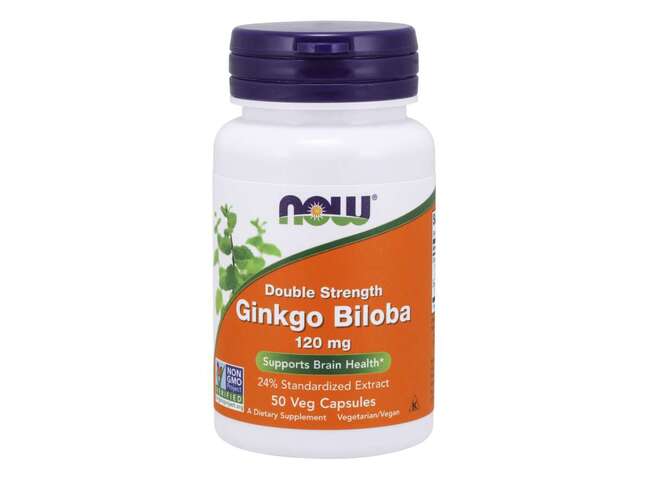 GINKGO BILOBA 120 MG 50 CAPS VEG NOW