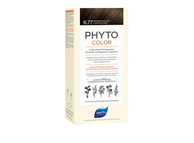 PHYTOCOLOR 6.77 MARRON CLARO CAPPUCCINO