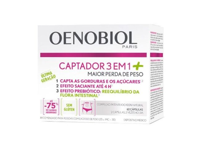 OENOBIOL CAPTADOR 3EM1 60 CAPS