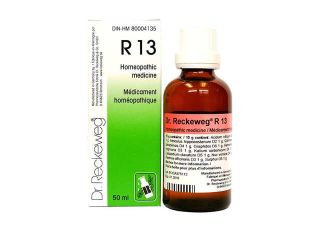 R 13 GOTAS 50ML (HEMOR/OBSTIPAC/FLATULEN)